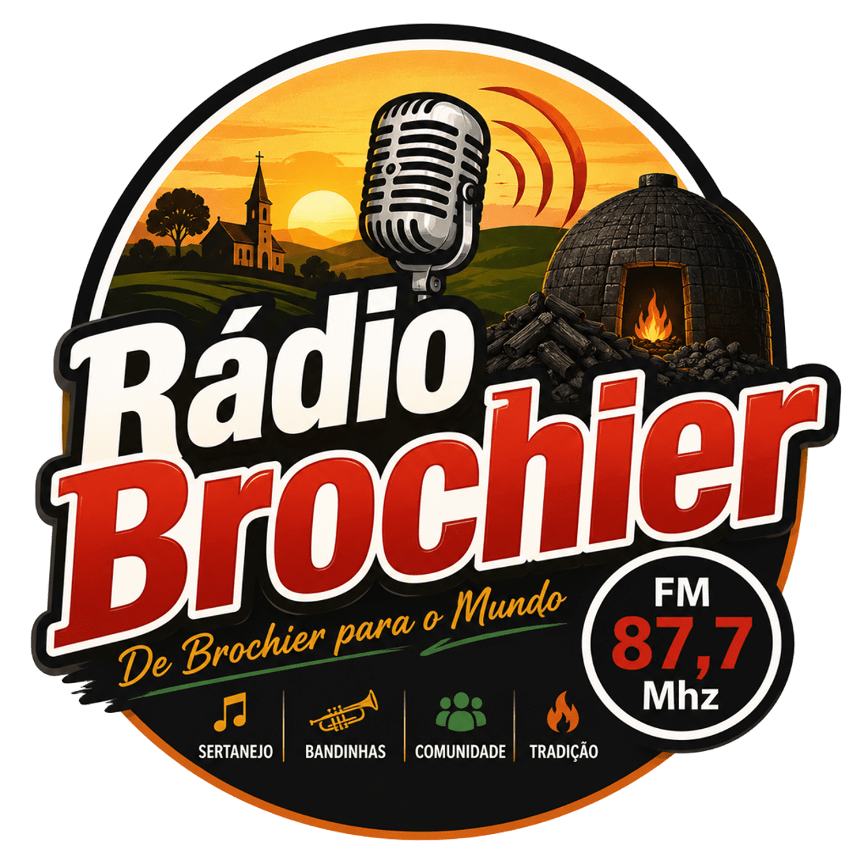 Rádio Brochier FM Logo